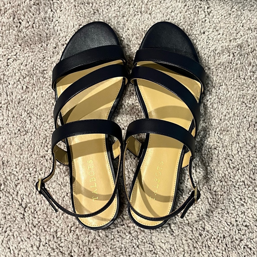 Talbots Dark Blue Strappy Sandals - Picture 7 of 7